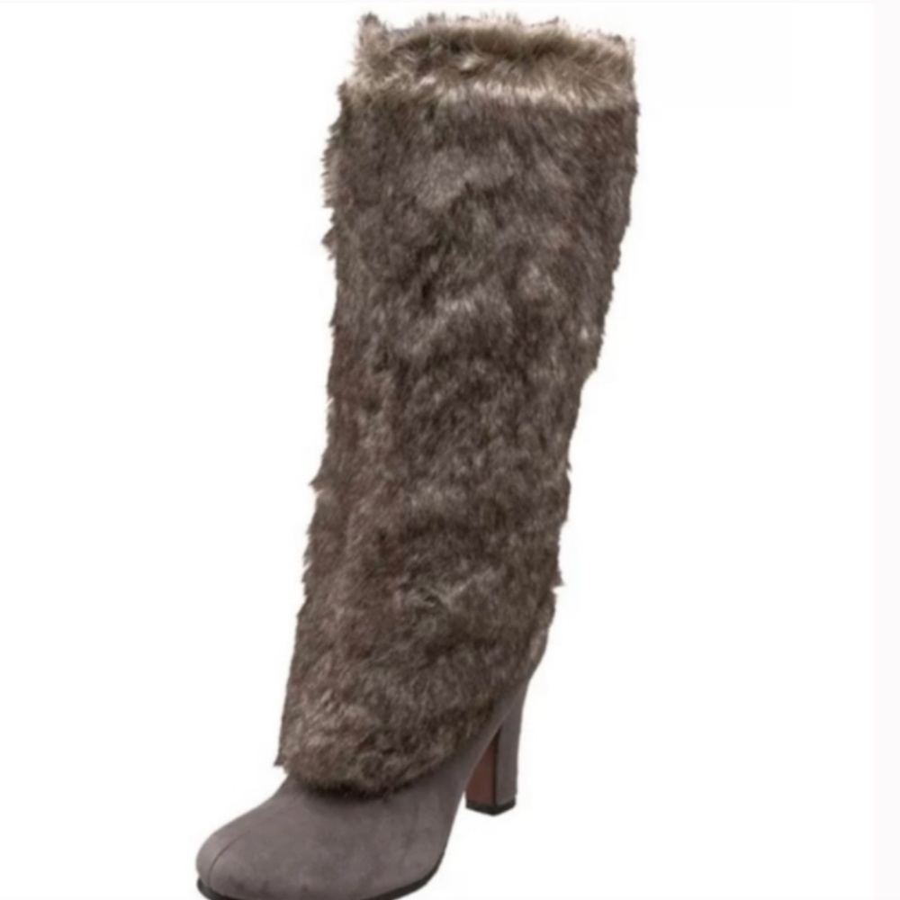 Sam Edelman Swede Shelin Faux Fur Boots Size 8.5